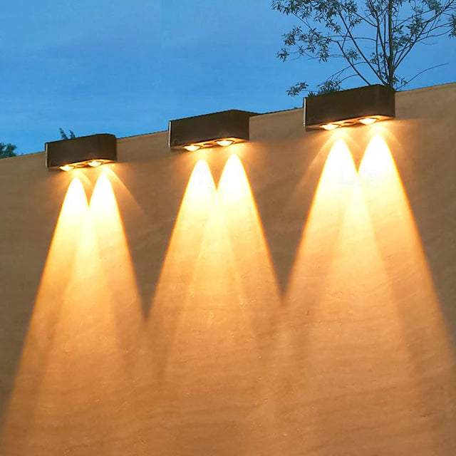 Solar LED Wall Light for Outdoor Garden Spaces