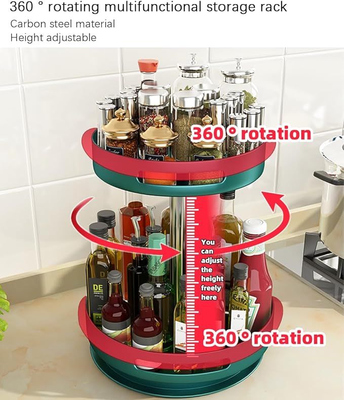 Multi-Level Pantry Cabinet Organizer for Kitchen