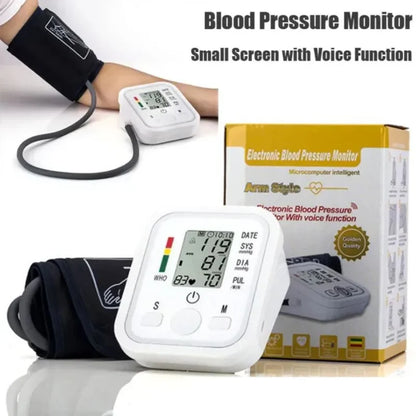 Digital Electronic Blood Pressure Monitor for Home