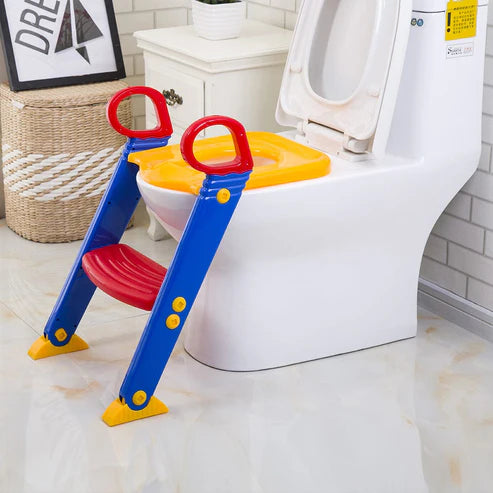 Children's Potty Training Toilet Ladder Seat