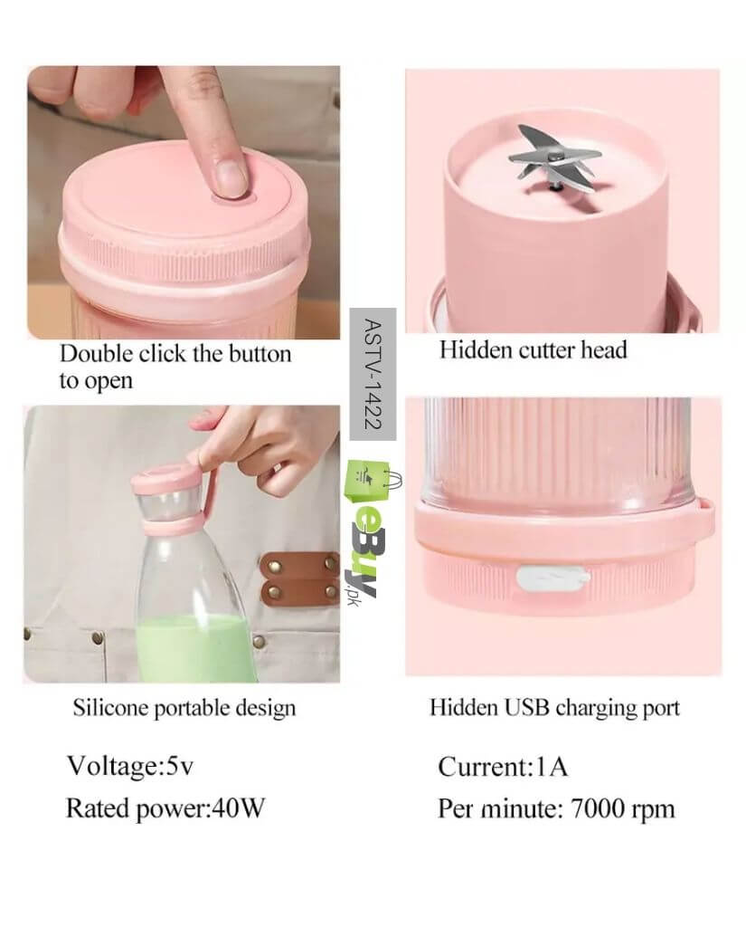 Portable Personal Blender for Smoothies and Juices