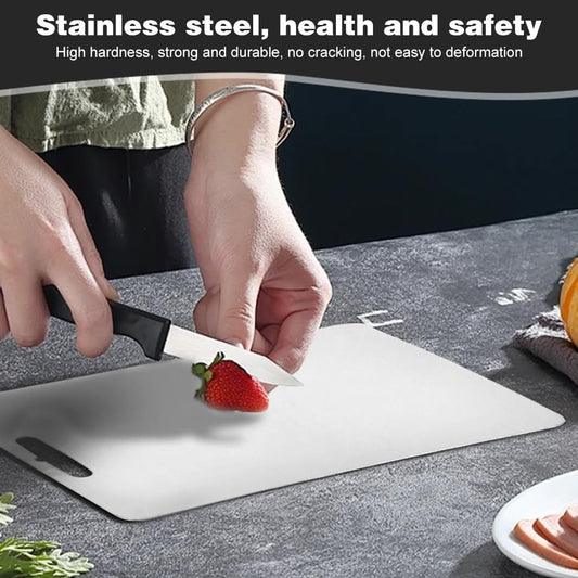 Premium Titanium Cutting Board with Handle
