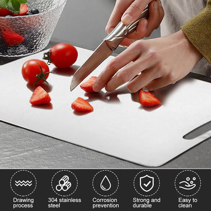 Premium Titanium Cutting Board with Handle